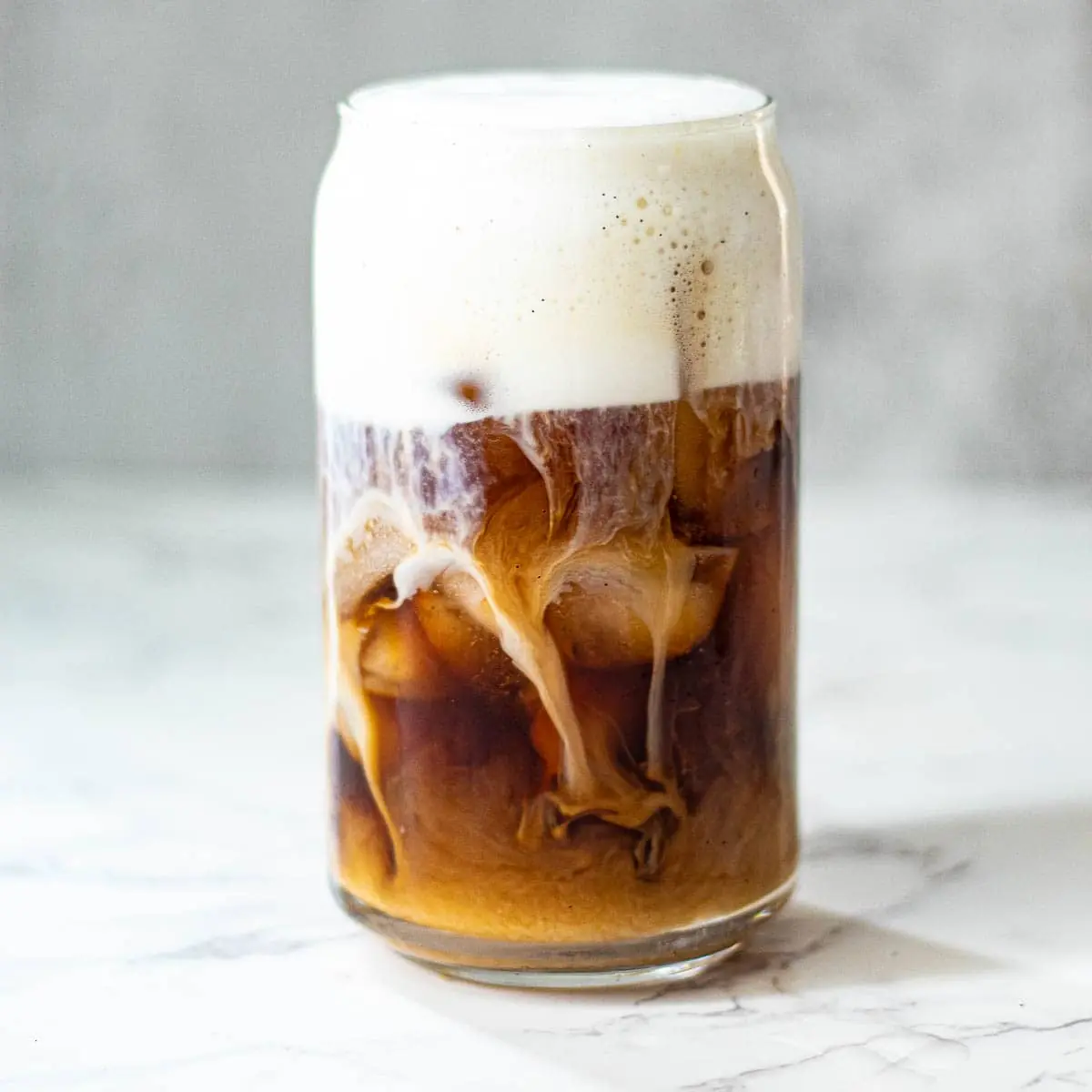 Whipped Coffee Foam Iced Latte - Fresh Flavorful