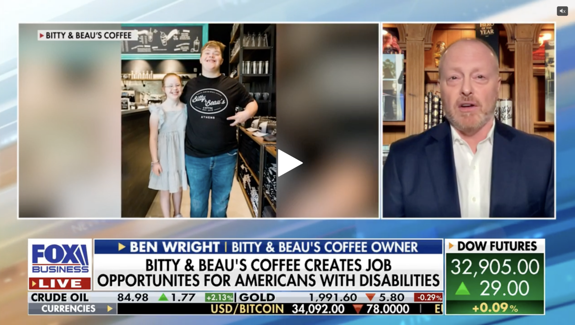 FOX Business: Bitty & Beau's Coffee owner Ben Wright discusses the ...